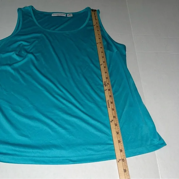 Sag Harbor Woman Tank Top with Open Front Blouse‎ Size 1X - Picture 6 of 14